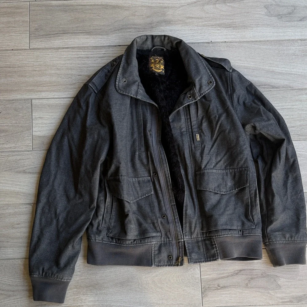 Men's Black Jacket - Picture 1 of 7